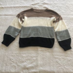 Womens XS sweater. Multicolored.